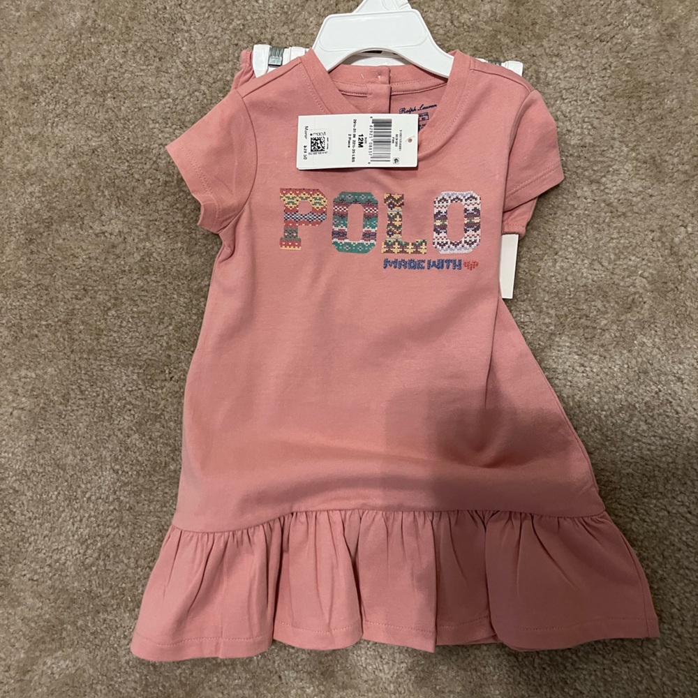 Polo Baby Dress w. Bloomers